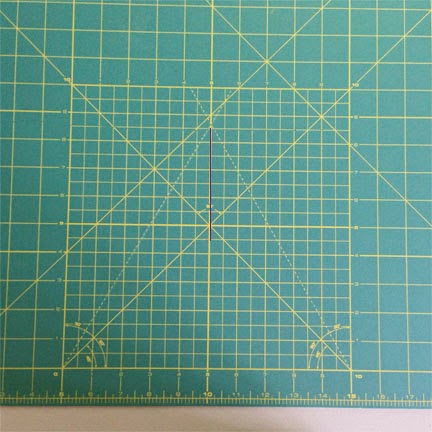how to use your cutting mat to cut equilateral triangles