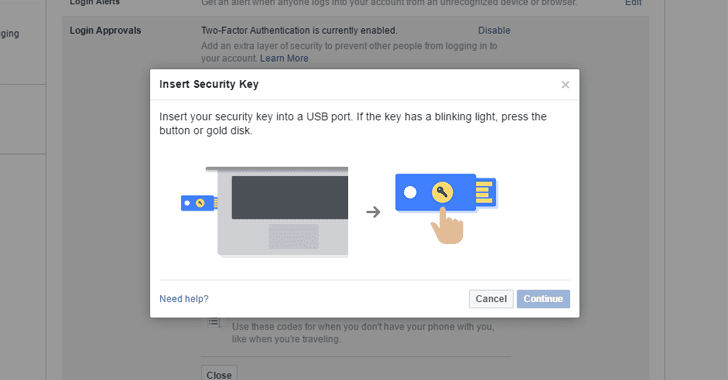 Facebook Adds FIDO U2F Security Keys Feature For Secure Logins ...