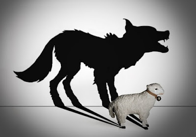 ovelha sombra de lobo