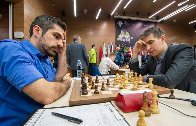 Krikor Vs Andreikin - Copa do Mundo FIDE 2019 - Primeira Partida Rodada1 