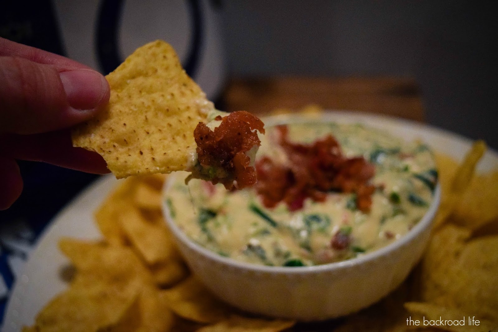 The Backroad Life Crock Pot Spinach Dip