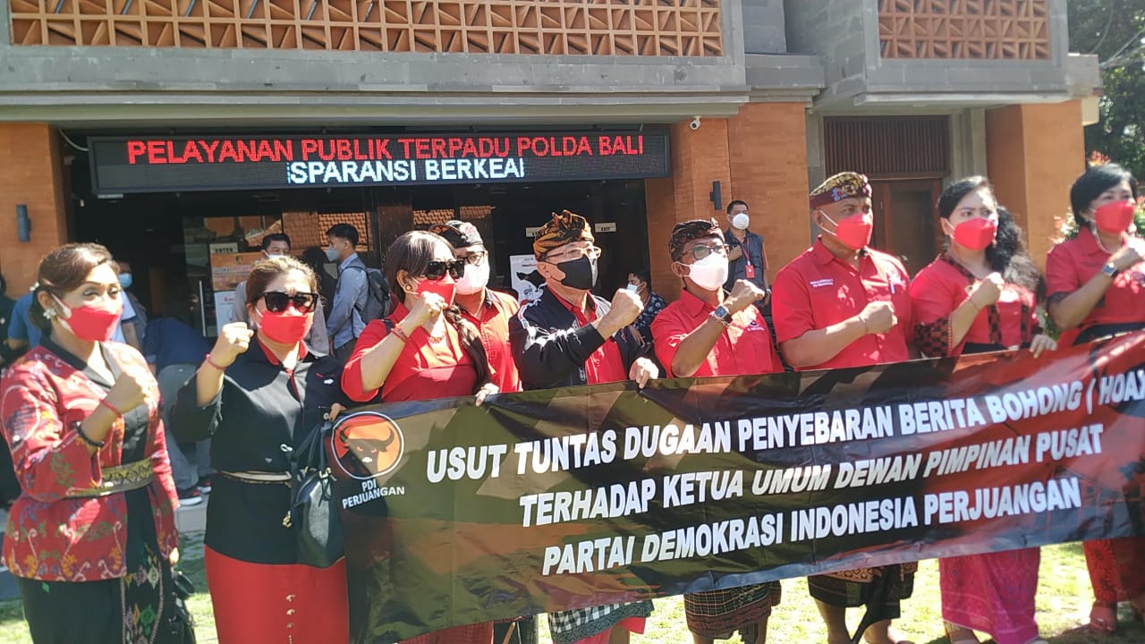 Unggah Berita Hoax soal Megawati, PDIP Bali Laporkan Sejumlah Pemilik Akun