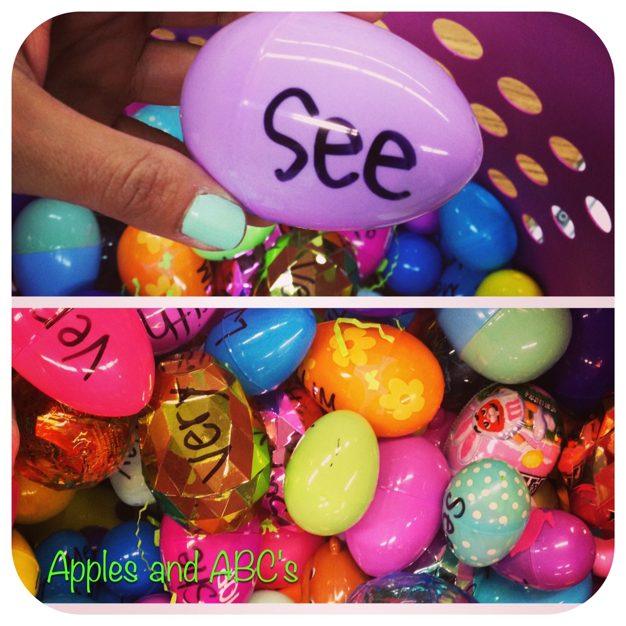 Classroom Easter Egg Hunt!!! - Apples and ABC's