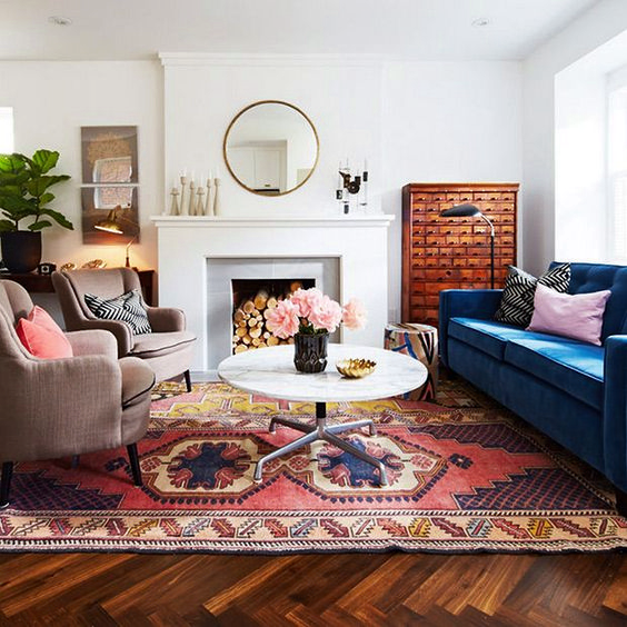 50 Inspiring Living Room Carpet Ideas To Look Cooler ARA HOME
