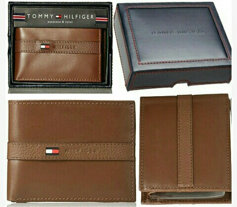 Men's TH Wallets: Tommy Hilfiger Cowhide-Leather Wallet with RFID Protection