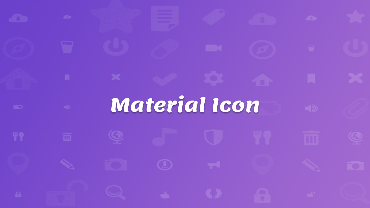 مكتبة MATERIAL ICONS شرح التركيب والإستخدام علي بلوجر
