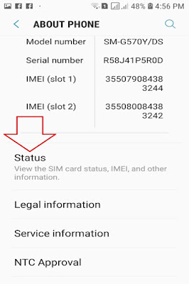 Samsung Mobile Phone MAC Address