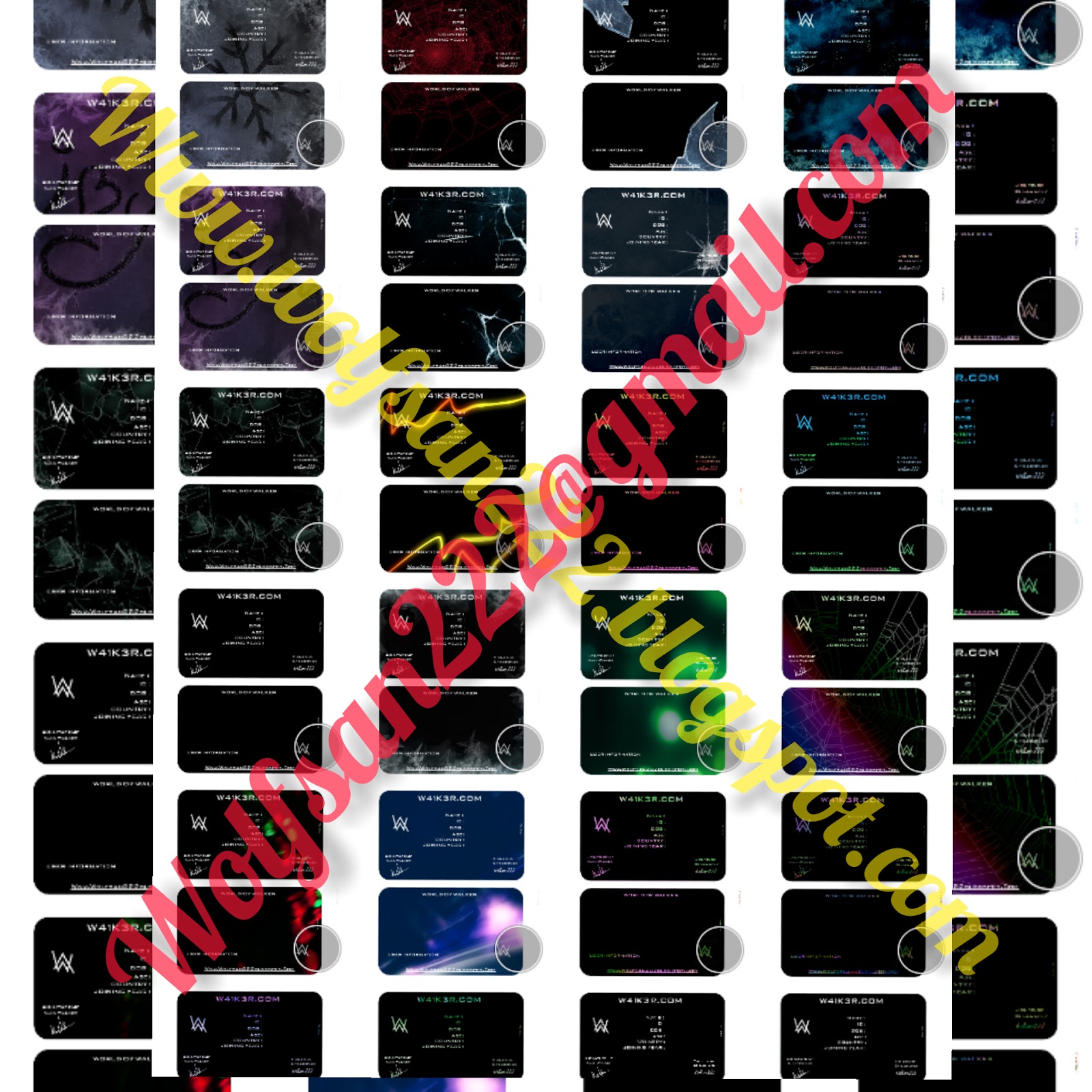 WALKER ID CARD FOR WALKER {GIFT}