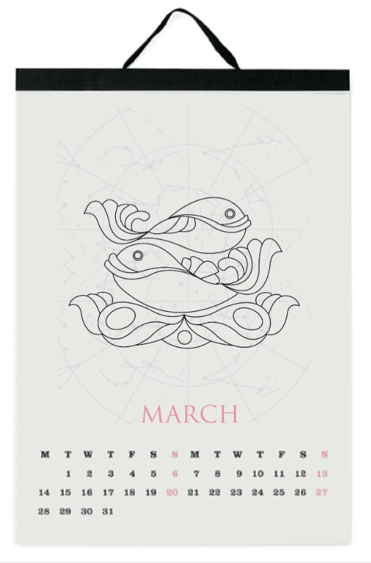 2013 calendar design