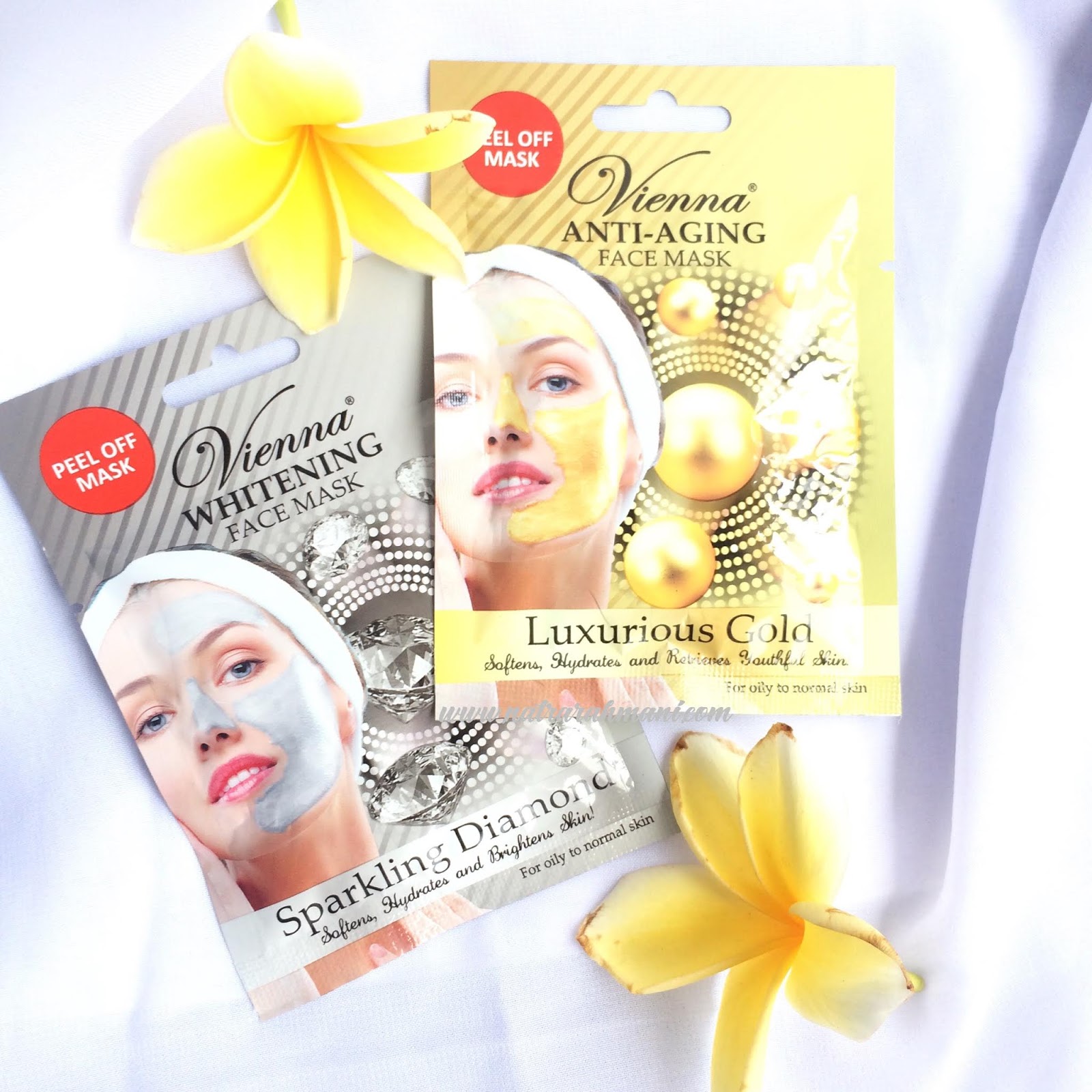 REVIEW VIENNA WHITENING FACE MASK & VIENNA ANTI AGING FACE MASK