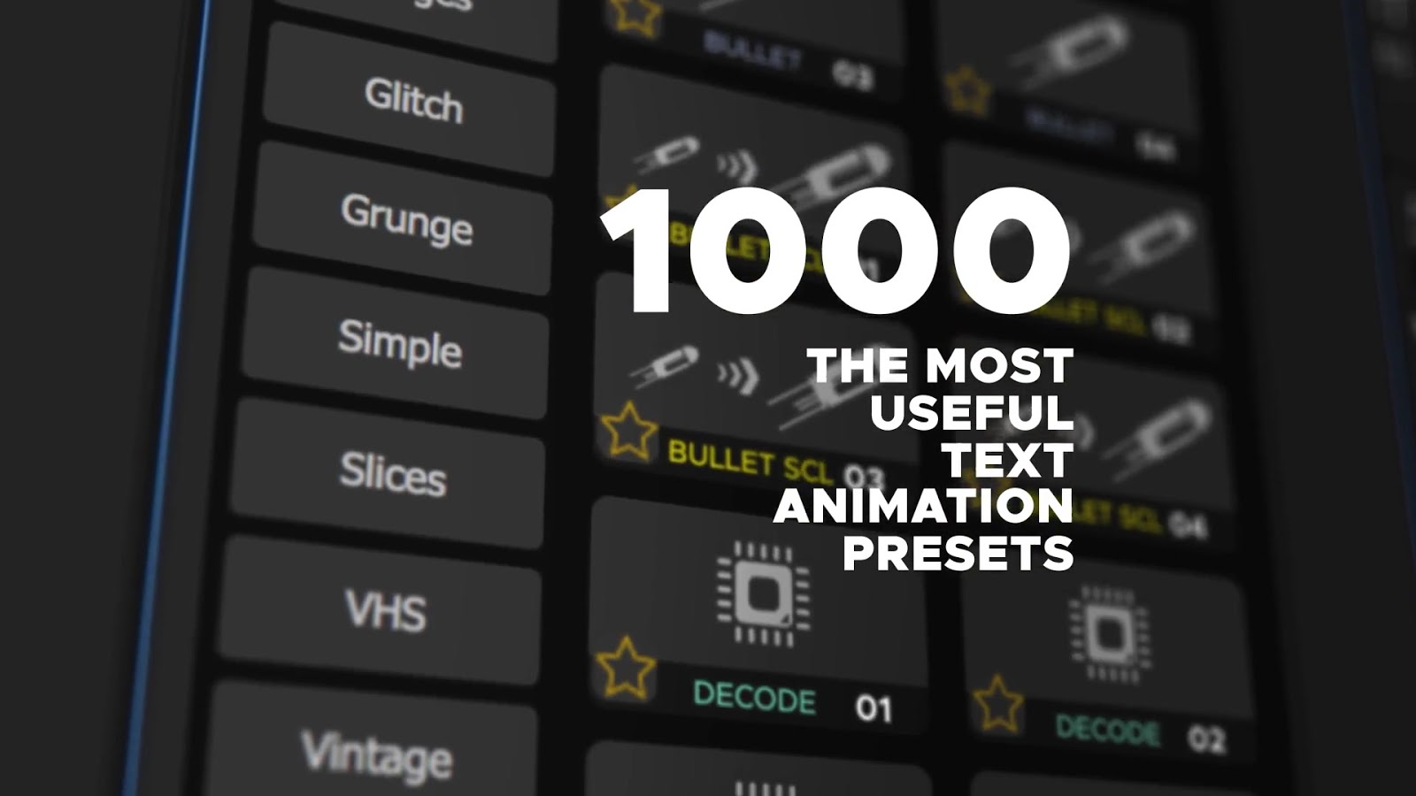 مكتبة النصوص المتحركة للادوبي افتر افكت Videohive Text Library Handy Text Animations