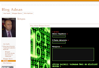 Blog Adnan İletişim formu 