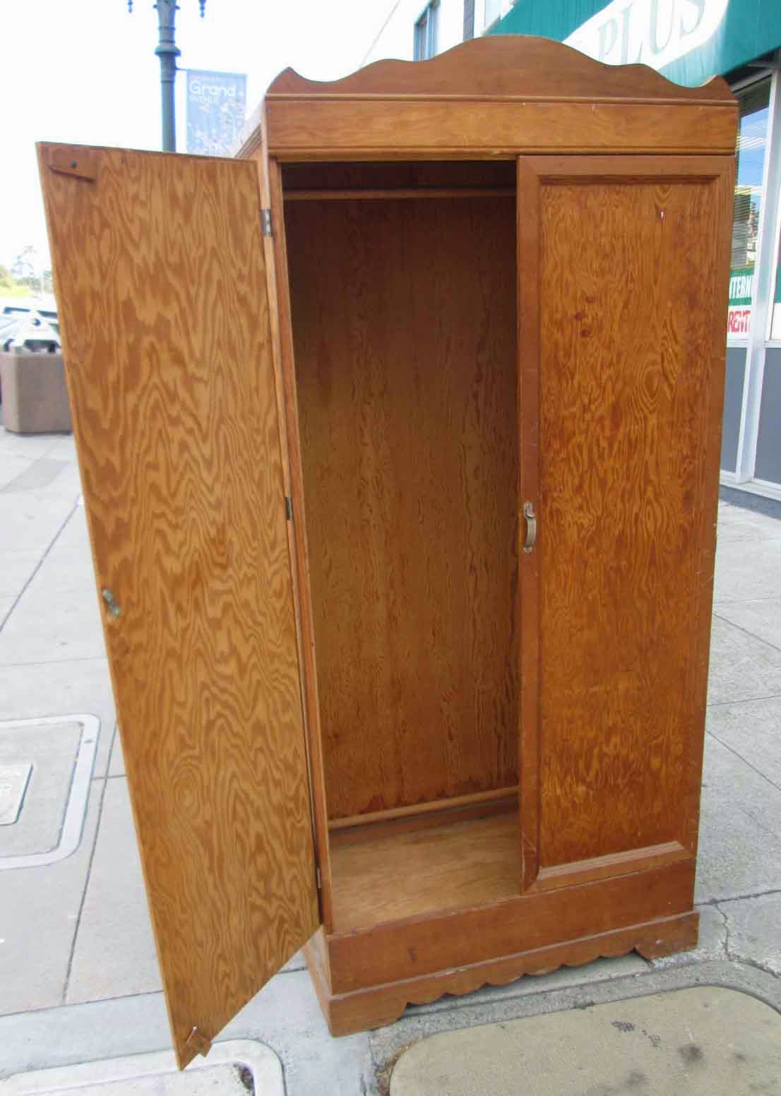 UHURU FURNITURE & COLLECTIBLES SOLD **REDUCED** Pine Hanging Clothes