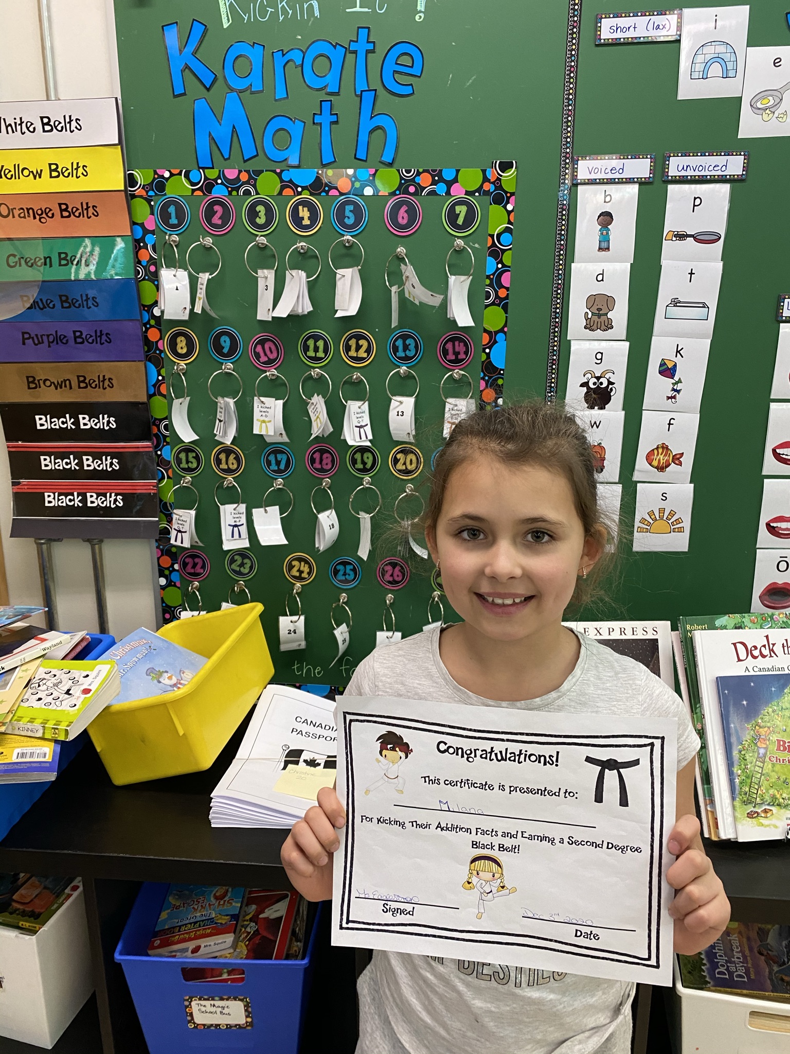 Mrs. Squire's Classroom More Black Belts!