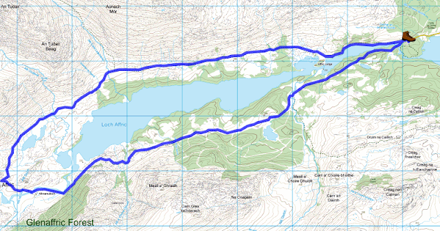 Ruta alrededor del Loch Affric, Escocia