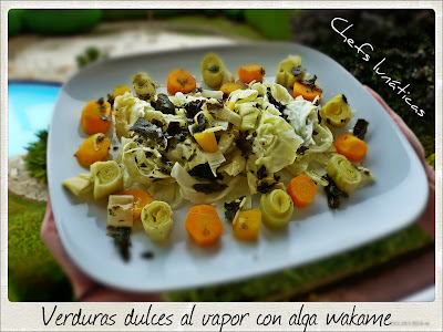 http://chefslunaticas.blogspot.com.es/2016/07/verduras-dulces-al-vapor-con-alga-wakame.html