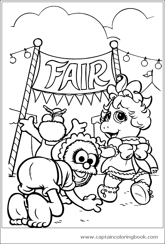 Muppet Babies Coloring Pages Animal