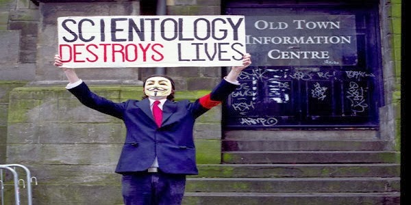 مجموعة مجهولة اخترقت كنيسة Scientology