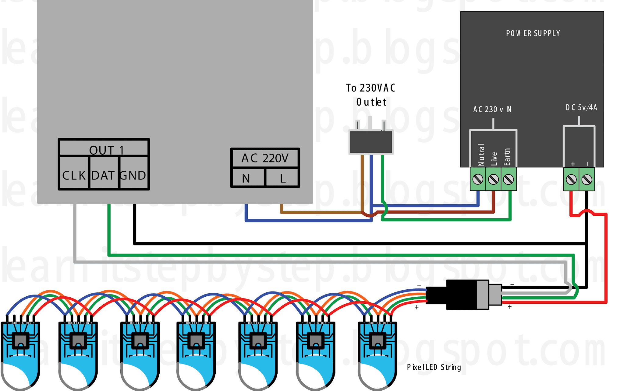 T-1000AC Pixel LED Controller Tutorial - Learn It Step By Step