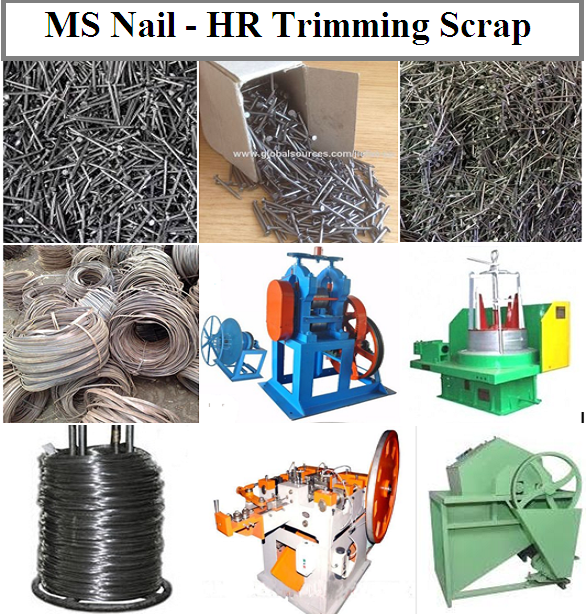CR Business Solutions: PROJECT PROFILE (125): MS Nail - HR Trimming Side  end cutting Scrap