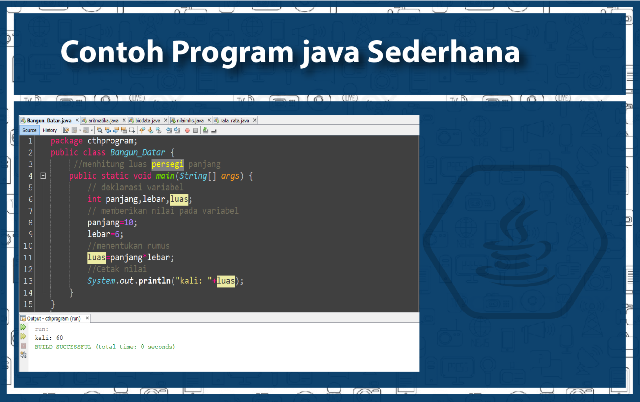 5 Contoh Program Java Sederna Dengan Netbeans Balog 18