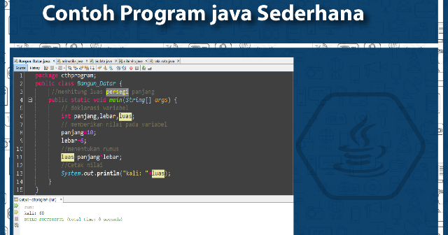 5 Contoh Program Java Sederna Dengan Netbeans Balog 18