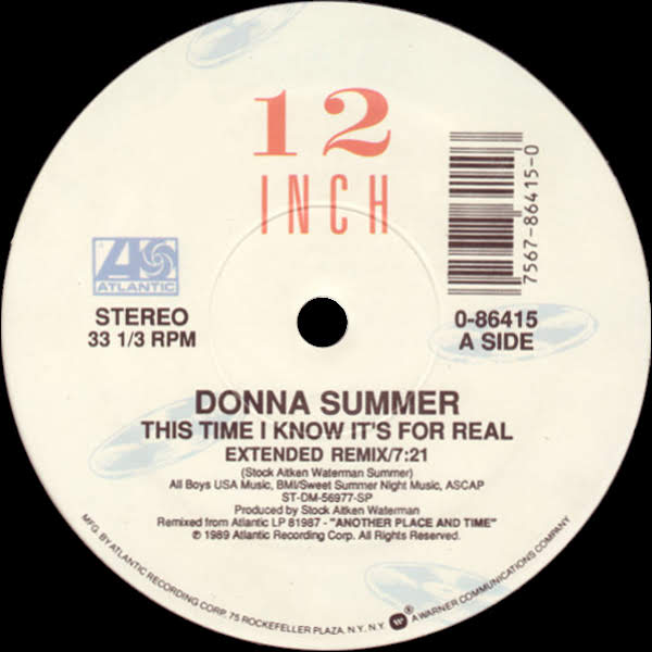 80sMusicReMixes This Time I Know It's For Real (Extended Remix) Donna Summer 80sMusicReMixes This Time I Know It's For Real (Extended Remix) Donna Summer