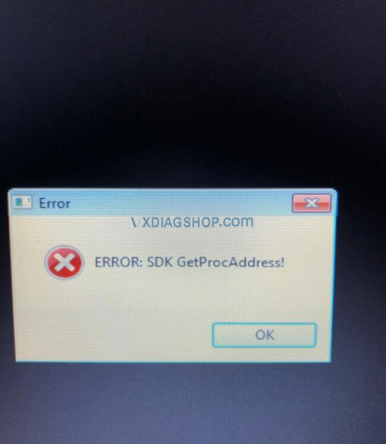 vxdiag-gm-sdk-error