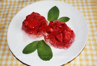 rose in gelatina