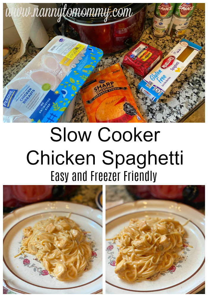 Easy Slow Cooker Chicken Spaghetti Recipe Nanny to Mommy