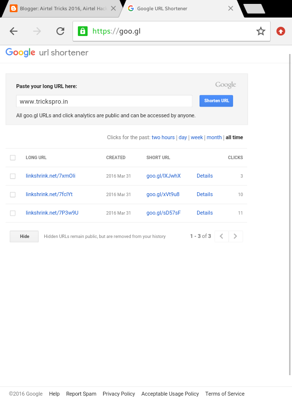 Redirect to Any page using Google redirect Tricks Pro