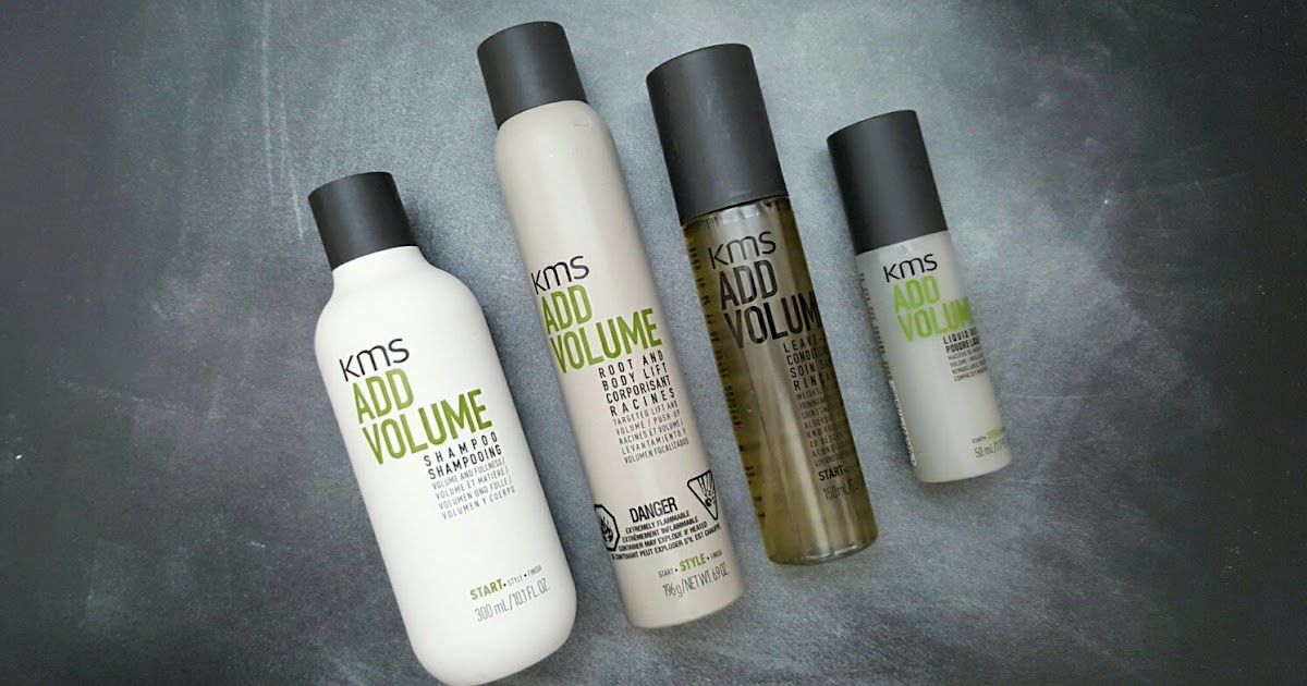KMS ADDVOLUME Hair care collection review* miranda loves