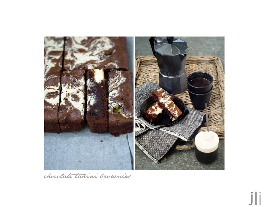 tahini halva brownies / DELICIOUS BITES