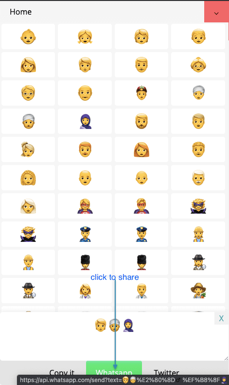 People Emojis - Online Copy 👩 Peoples Emojis Symbols