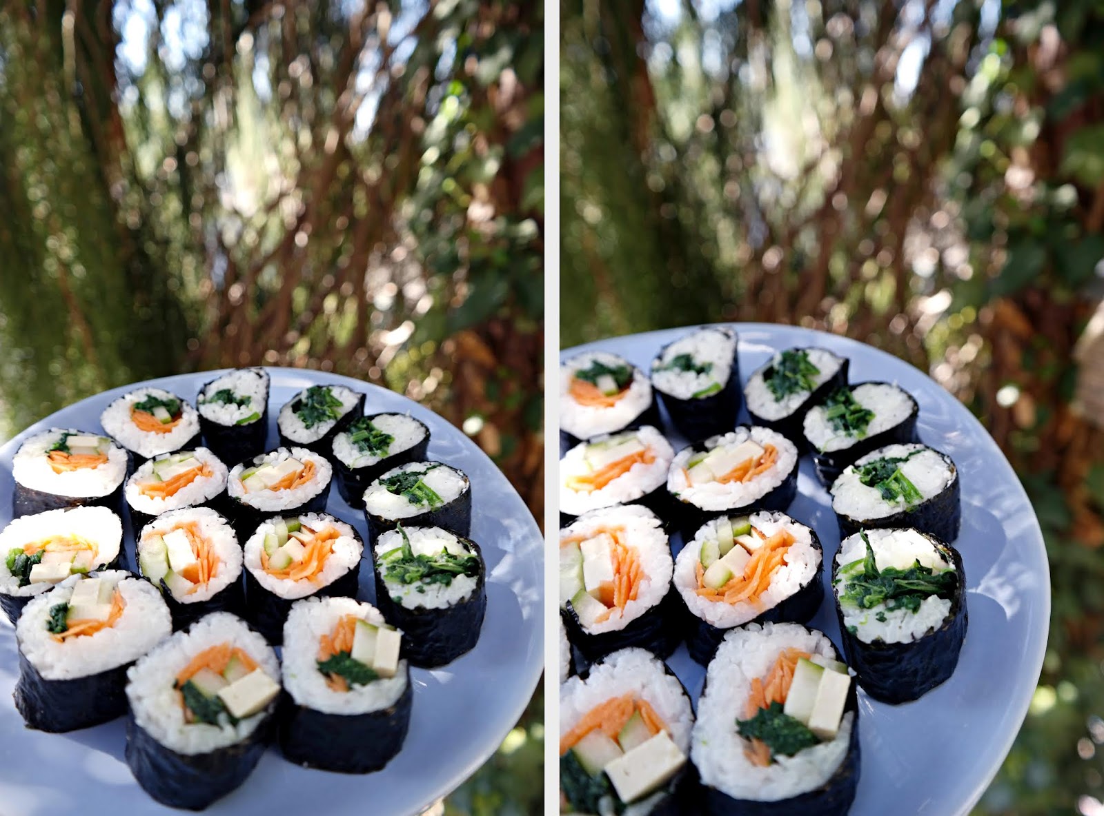 Vegan Kimbap 김밥 Korean Sushi Just Coffee Girl