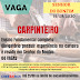 EMPREGO: VAGA PARA CARPINTEIRO EM BONFIM