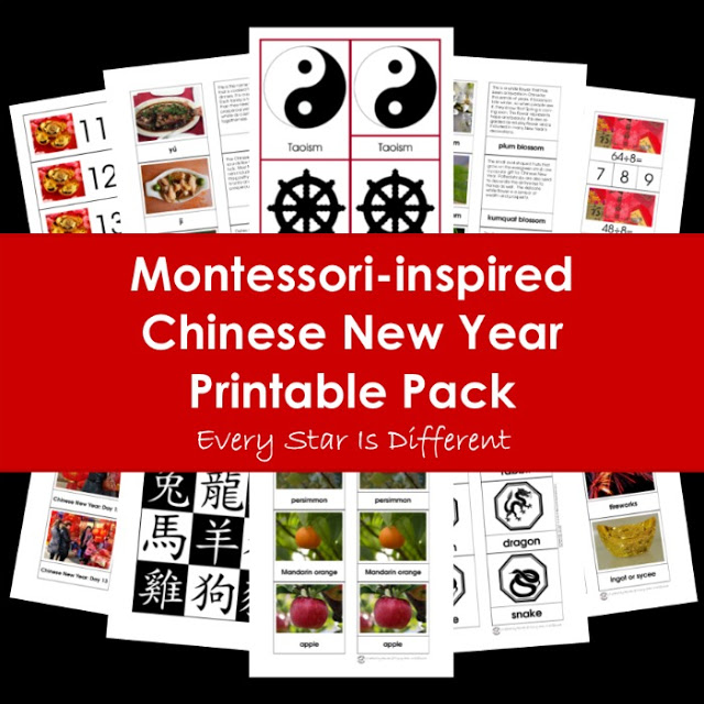 Montessori-inspired Chinese New Year Language Activities