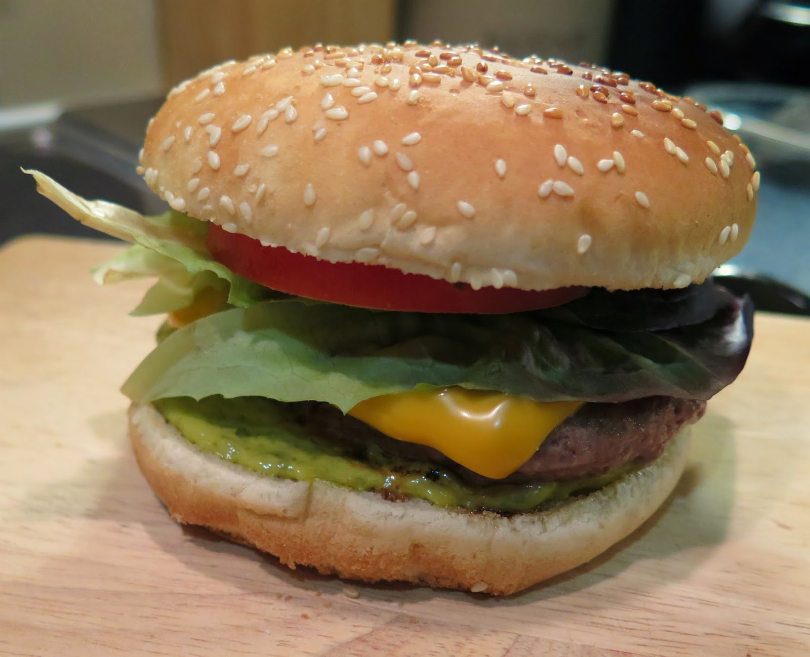 pesto burger, Michelle Louise Love
