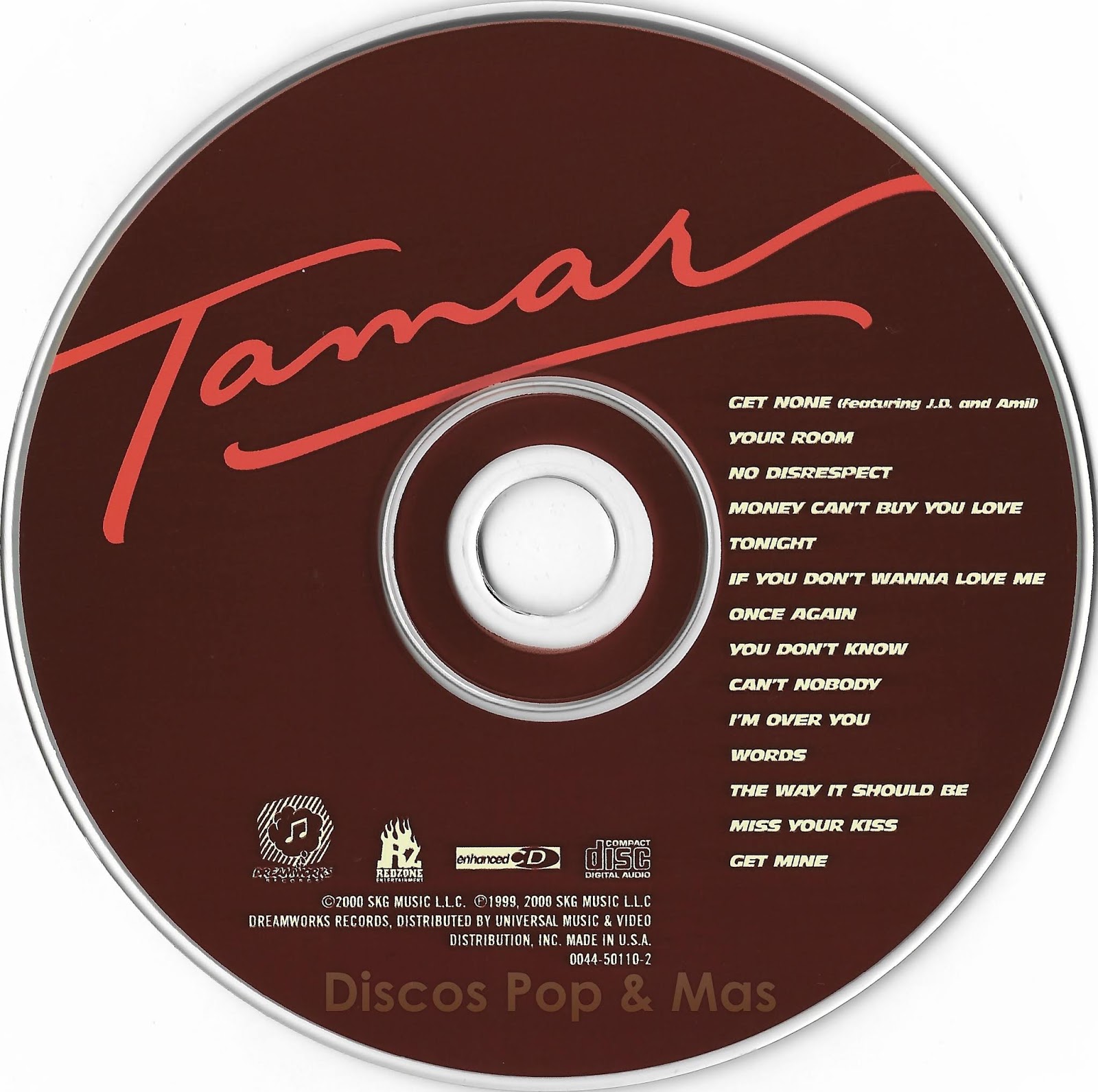 Discos Pop & Mas Tamar Braxton Tamar