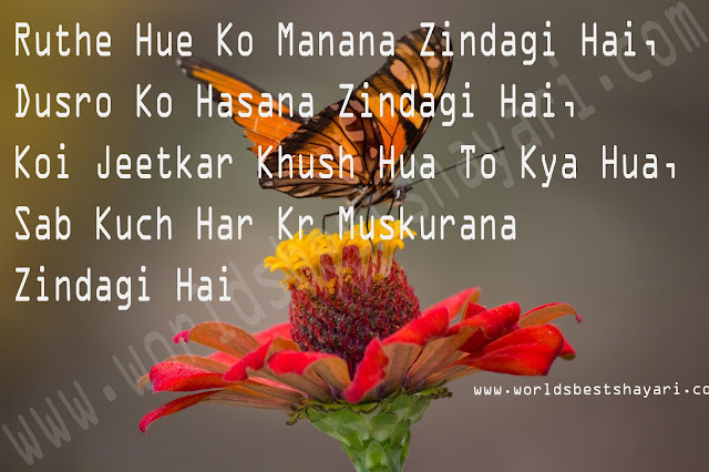 Zindagi Shayari Love