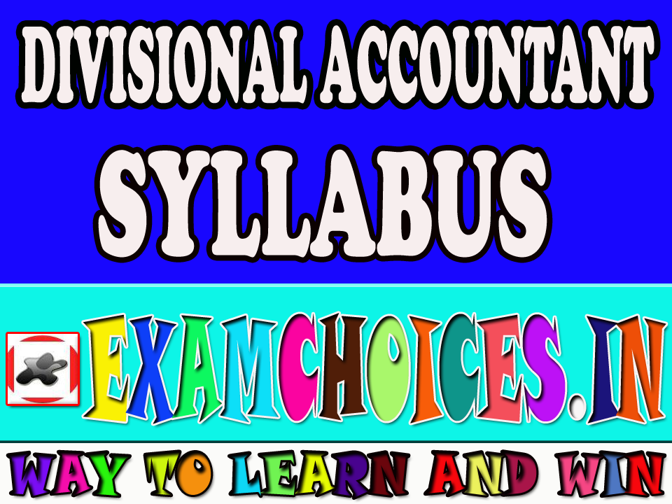 Divisional Accountant Previous Question Papers Pdf