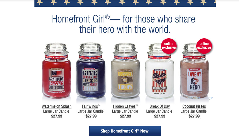 Life Inside the Page Yankee Candle Homefront Girl Candles 15 off
