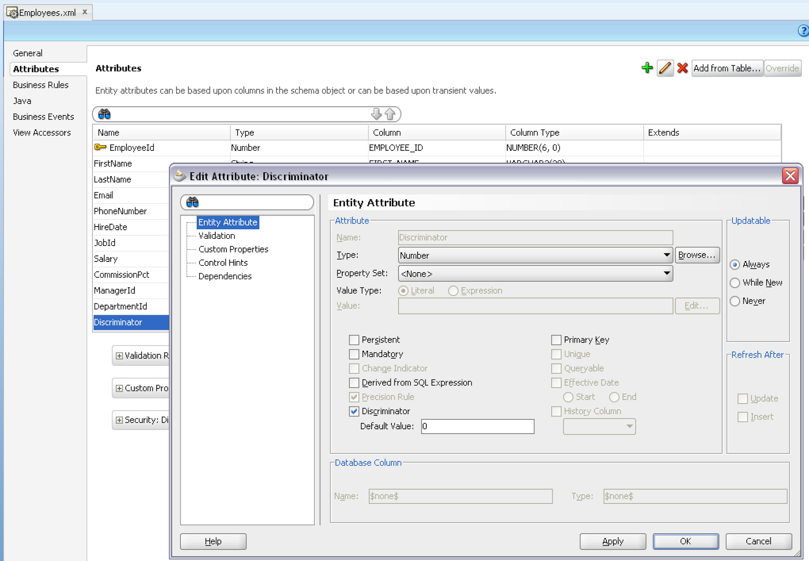 Andrej Baranovskij Blog Reusing and Extending ADF BC Entities from Common Model