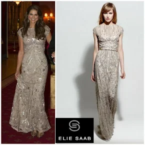 Crown Princess Victoria's Style : Elie Saab Dress and Yves Saint Laurent Sandals