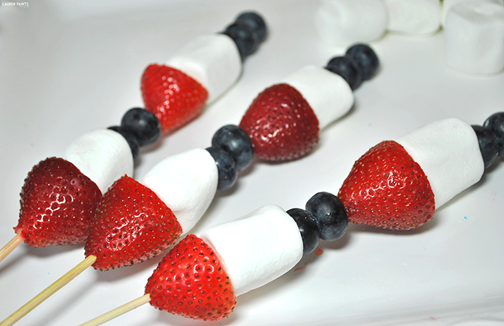 These simple to make fruit kebobs taste like a decadent dessert and leave a deliciously fruity and sugary after taste that embodies everything summertime.