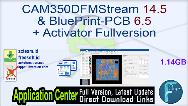CAM350/DFMStream 14.5 & BluePrint-PCB 6.5 + Activator Fullversion