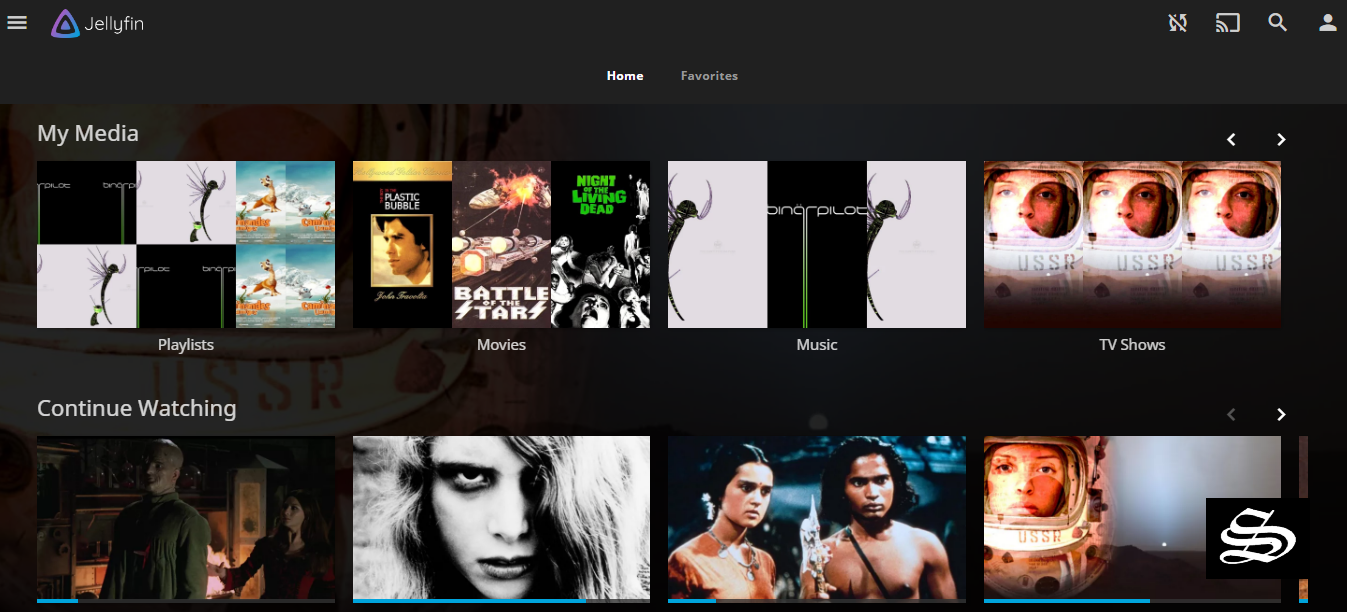 Jellyfin, the 100 free media center Simturax