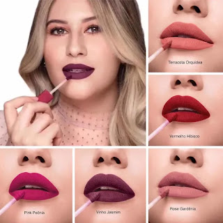 cores batom liquido niina secrets eudora skinny matte resenha dicas da tia