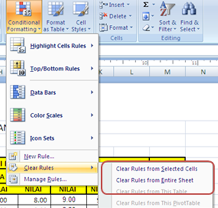 Cara Menghilangkan Warna Pada Tabel Word | Ide Perpaduan Warna