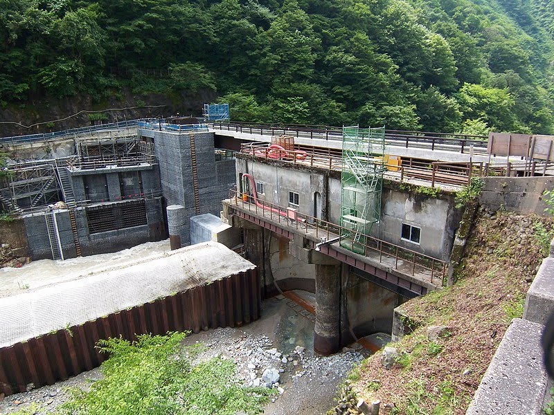 the sight of doboku 尾口第一ダム